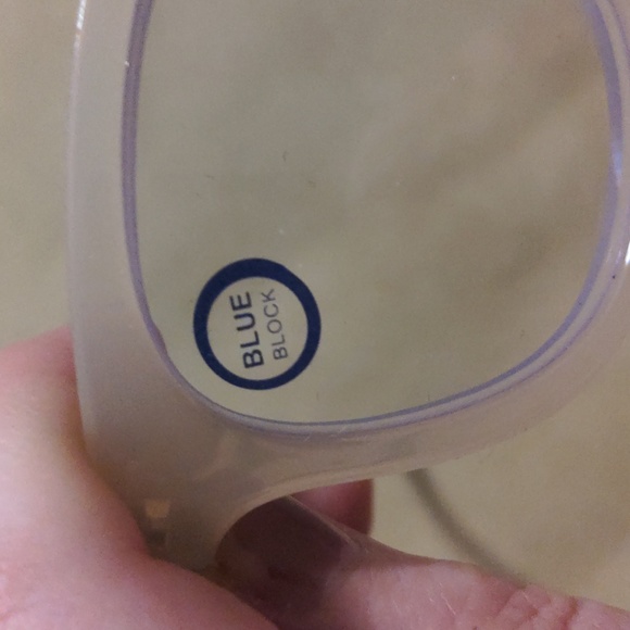 NWT IZE Eyewear Blue Light Blocking Readers +3.50 Cream/Green - Picture 6 of 8